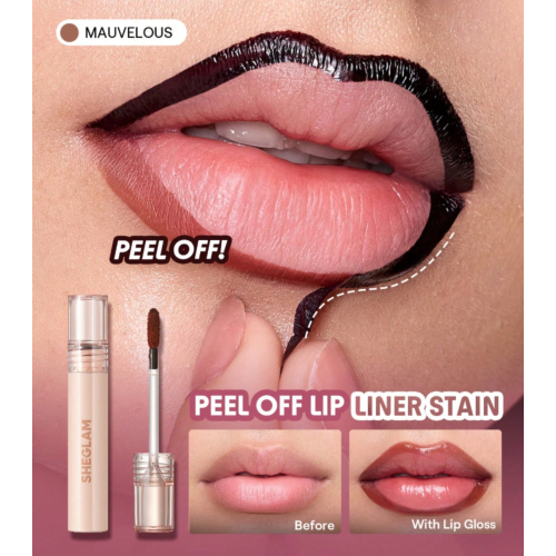 SHEGLAM - Lippenstift Peel-off Fall In Line - Mauvelous