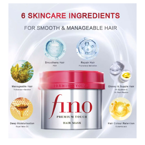 Shiseido - Reparierende Haarmaske Fino Premium Touch