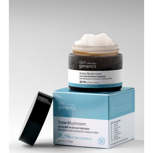 Skin Generics - Feuchtigkeitsspendendes Anti-Stress-Creme-Gel Snow Mushroom