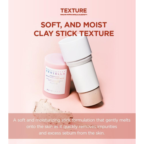 SKIN1004. - *Poremizing* - Gesichtsmaske aus Centella-Ton aus Madagaskar Quick Clay Stick Mask
