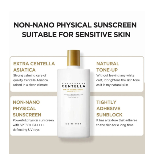 SKIN1004 - Sonnenschutz mit Centella Asiatica aus Madagaskar SPF50+ PA++++ Air-Fit