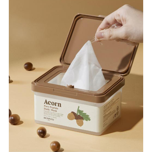 Skinfood - Tägliche Gesichtsmaske Acorn Pore Peptide - 30 uds