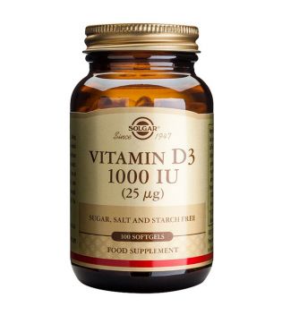 SOLGAR - Nahrungsergänzungsmittel - Vitamin D3 1000 IU
