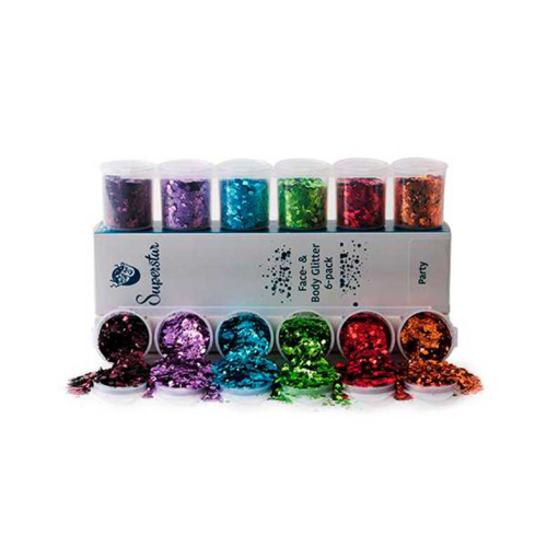 Superstar - Glitzer für Gesicht und Körper Chunky Mix - Party