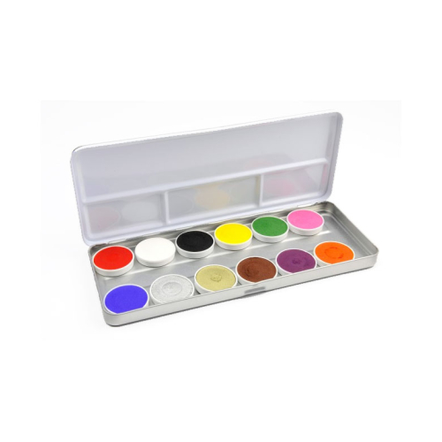 Superstar - Palette mit 12 Aquacolors für Gesicht und Körper
