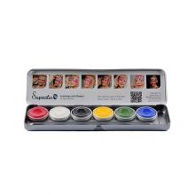 Superstar - Bright Palette mit 6 aquacolors für Gesicht und Körper