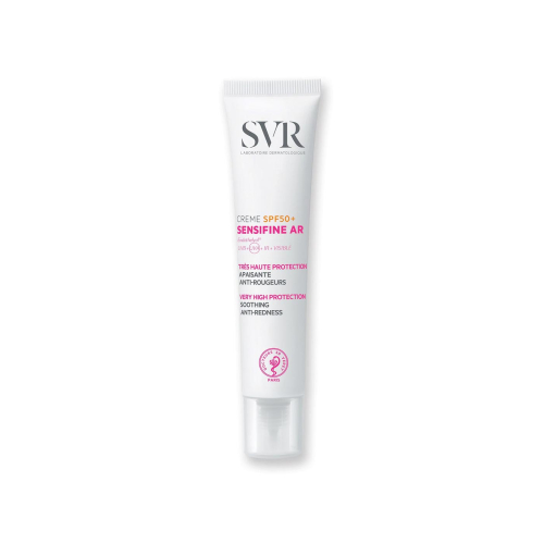 SVR - *Sensifine* – Beruhigende und gegen Rötungen wirkende Sonnencreme für das Gesicht LSF50+ – Haut, die zu Rosacea neigt