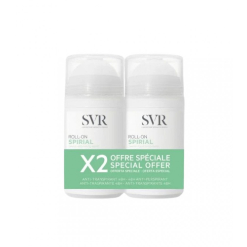 SVR - *Spirial* – Pack 2 intensive Antitranspirant-Deodorants zum Aufrollen