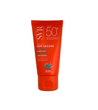 SVR – *Sun Secure* – Biologisch abbaubare und feuchtigkeitsspendende Sonnencreme LSF50+