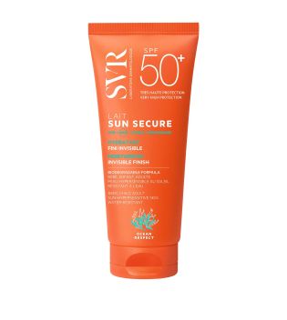 SVR – *Sun Secure* – Feuchtigkeitsspendende Sonnenmilch SPF50+, unsichtbares Finish – normale bis trockene Haut