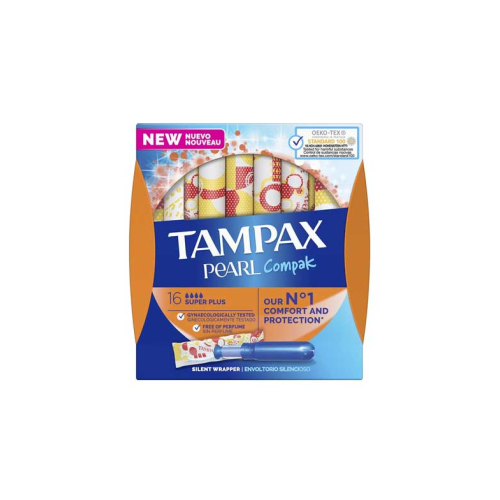 Tampax - Super Plus Tampons Pearl Compak - 16 Einheiten
