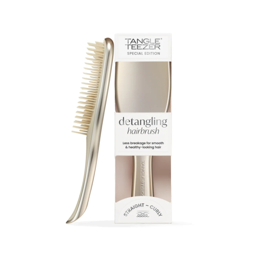 Tangle Teezer – Entwirrungsbürste mit Griff The Ultimate Detangler Chrome – Champagne Gold