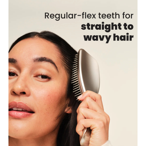 Tangle Teezer – Entwirrungsbürste mit Griff The Ultimate Detangler Chrome – Champagne Gold