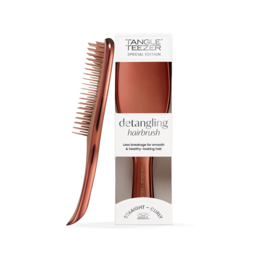Tangle Teezer – Entwirrungsbürste mit Griff The Ultimate Detangler Chrome – Chocolate Bronze