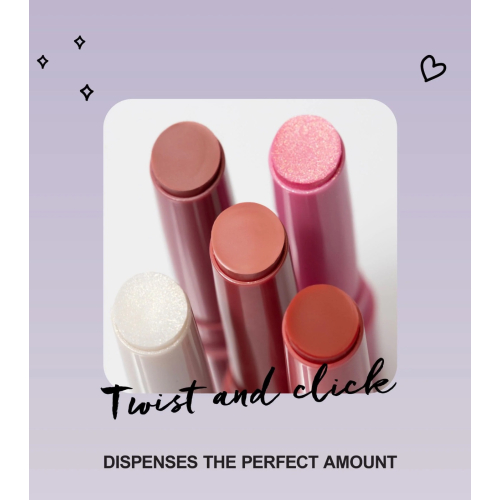 Technic Cosmetics - Festes Lippenöl mit Farbe Twist & Shine - Pink Sparkle