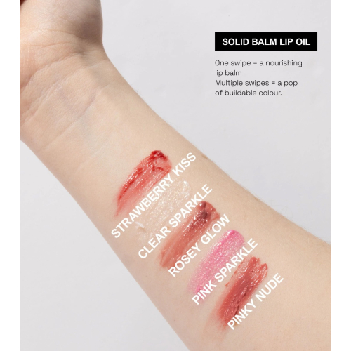 Technic Cosmetics - Festes Lippenöl mit Farbe Twist & Shine - Pink Sparkle