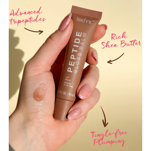 Technic Cosmetics - Lippenbalsam Peptide Gloss - Skinny Latte