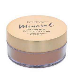 Technic Cosmetics - Pudergrundierung Mineral Powder Foundation - Honey