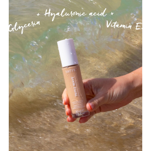 Technic Cosmetics – Serum Makeup Foundation Triple Wave - Dark