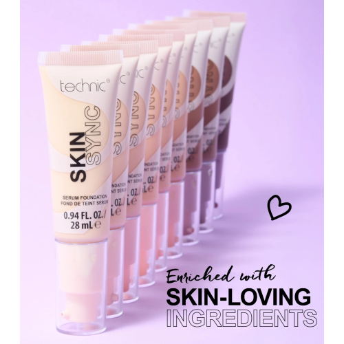 Technic Cosmetics - Make-up-Basis Skin Sync - Espresso