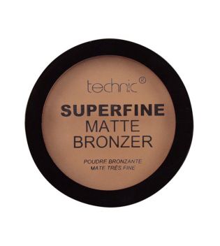 Technic Cosmetics - Superfine Matte Bronzer Bronzing Puder - Light