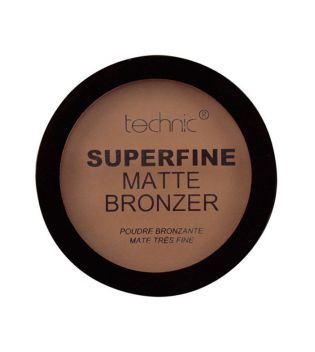 Technic Cosmetics - Superfine Matte Bronzer Bronzing Puder - Dark