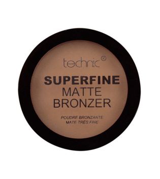 Technic Cosmetics - Superfine Matte Bronzer Bronzing Puder - Medium