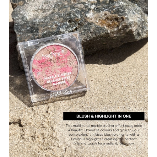 Technic Cosmetics  - *Sundrenched* – Puderrouge Marble - Glow Time