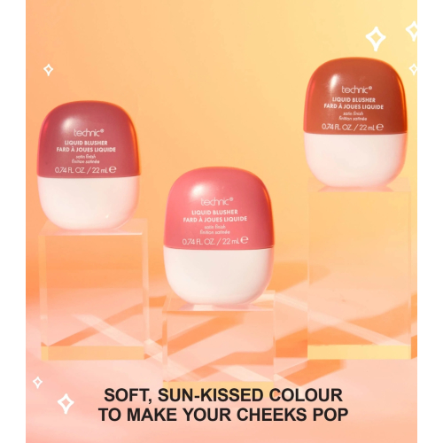 Technic Cosmetics - Flüssiges Rouge mit Satin-Finish - Coral Love