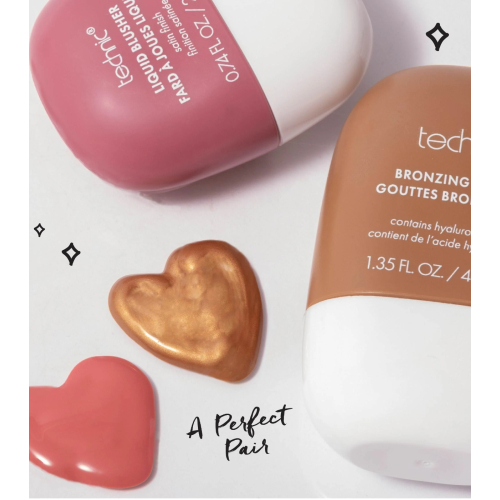 Technic Cosmetics - Flüssiges Rouge mit Satin-Finish - Coral Love