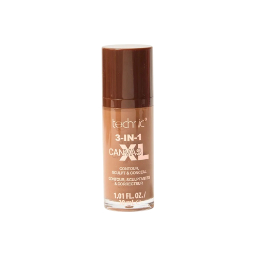 Technic Cosmetics - Flüssiger Concealer 3-IN-1 Canvas XL - Chestnut