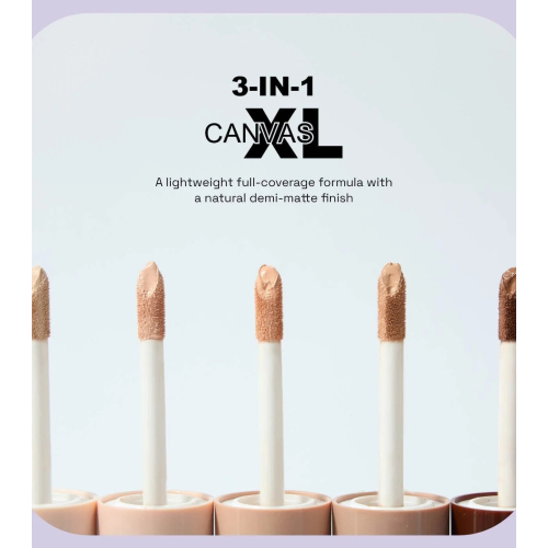 Technic Cosmetics - Flüssiger Concealer 3-IN-1 Canvas XL - Chestnut