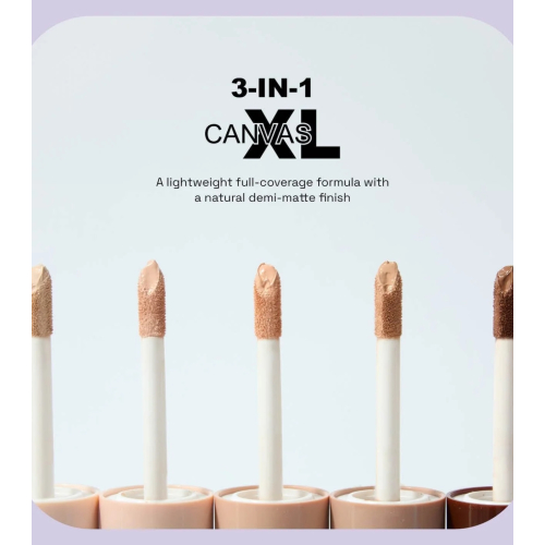 Technic Cosmetics - Flüssiger Concealer 3-IN-1 Canvas XL - Porcelain