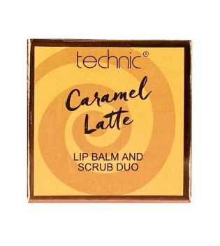 Technic Cosmetics - Duo aus Lippenbalsam und Peeling - Caramel Latte
