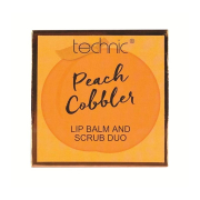 Technic Cosmetics - Duo aus Lippenbalsam und Peeling - Peach Cobbler
