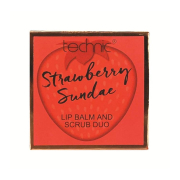Technic Cosmetics - Duo aus Lippenbalsam und Peeling - Strawberry Sundae