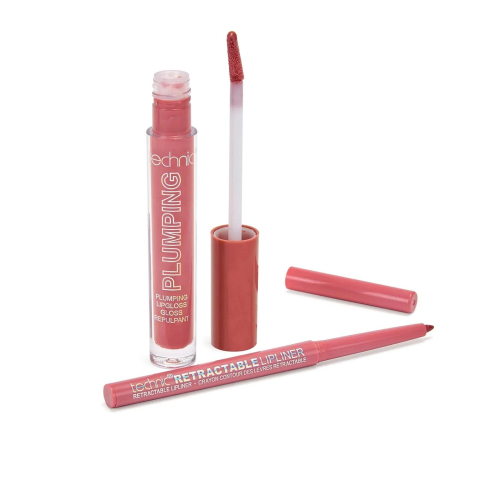 Technic Cosmetics - Lipliner + Lippen-Duo Plump & Pout