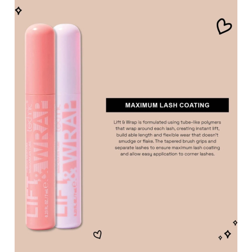 Technic Cosmetics - Mascara Lift & Wrap - Brown