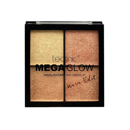 Technic Cosmetics -  Mega Glow Highlighter Palette Warm Edit