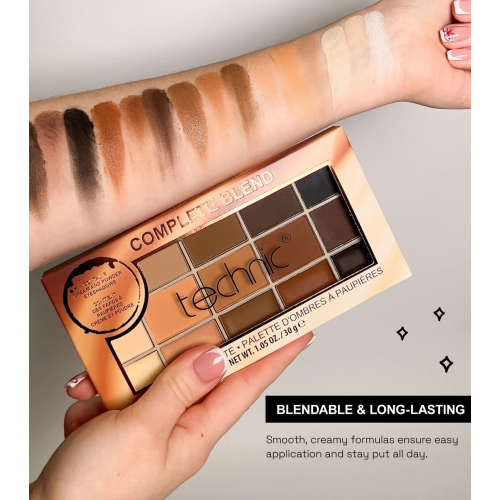 Technic Cosmetics - Lidschatten-Palette Complete Blend