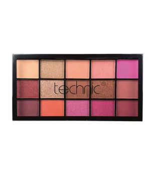 Technic Cosmetics - Pressed Pigment Lidschatten Palette - Hot Love