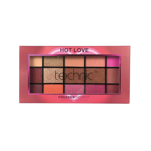 Technic Cosmetics - Pressed Pigment Lidschatten Palette - Hot Love