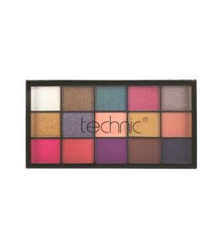 Technic Cosmetics - Pressed Pigment Lidschatten Palette - Vacay