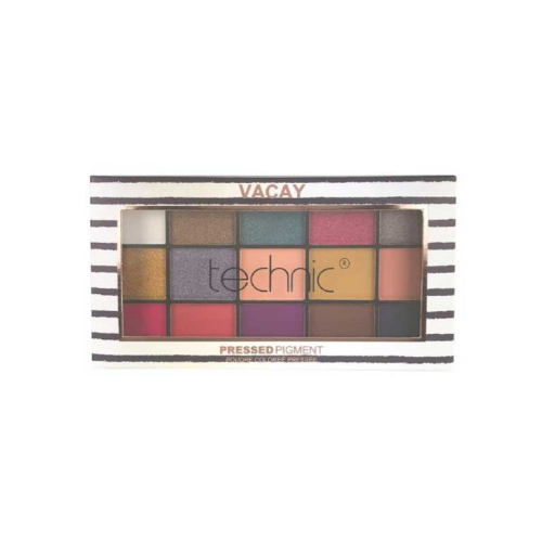 Technic Cosmetics - Pressed Pigment Lidschatten Palette - Vacay