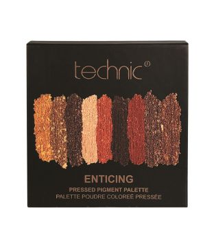 Technic Cosmetics - Pressed Pigments Lidschatten Palette - Enticing