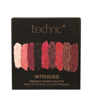 Technic Cosmetics - Pressed Pigments Lidschatten Palette - Intrigued