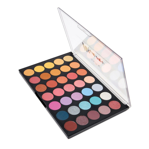 Technic Cosmetics – Lidschattenpalette + Pinsel-Trio Miami Palette & Brush Set