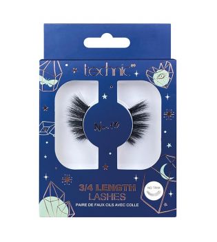 Technic Cosmetics - Falsche Wimpern 3/4 Length Lashes - Nº10