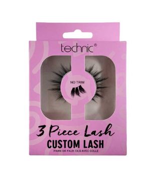 Technic Cosmetics - Falsche Wimpern Custom Lash - 3 Piece Lash