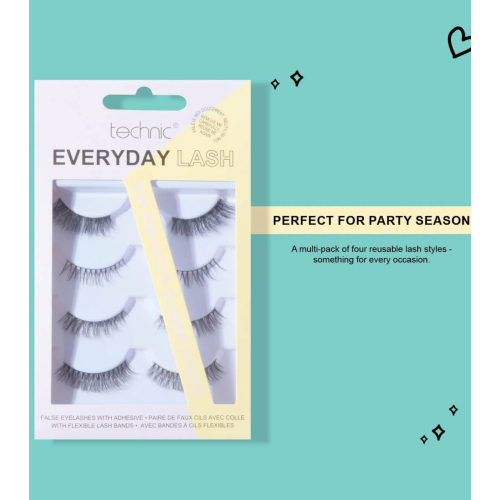 Technic Cosmetics - Falsche Wimpern Everyday Lash
